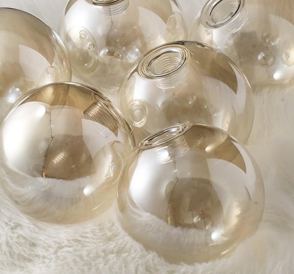 Lights of Scandinavia - Rhizome - Full copper LED chandelier. Modern lighting for dining rooms, hallways or why not inside the entrance?   Two size options -  3 heads - 5-10 5 heads - 10-15 54W 100cm wide, 100cm high, 50cm diameter 3 body color options 3 lighting color options