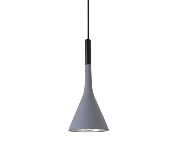 Lights of Scandinavia - Moderna - Nordic modern pendant light. Clean design, aluminum body and adjustable cord length of up to 150cm. E27 Base. Available in several colors.