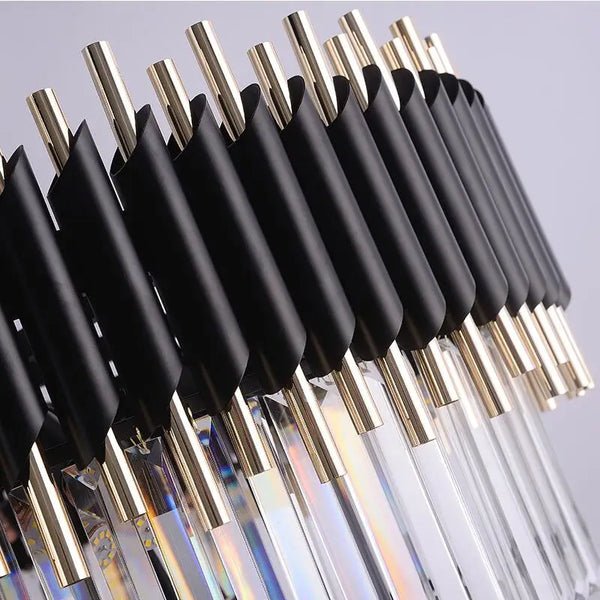 New Peri Modern Crystal Chandelier with K9 Crystal and High-Quality Metal Frame, Featuring E14 LED Bulbs for Energy-Efficient Lighting in Luxury Interior Design