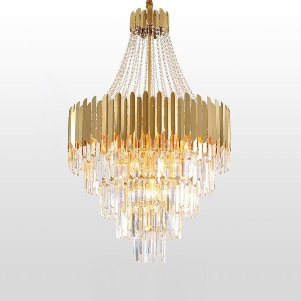 Lights of Scandinavia - Santa Barbara - American crystal chandelier gold luxury villa living room decoration chandelier