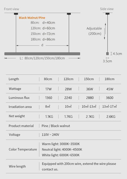 Lights of Scandinavia - Wooden pendant light