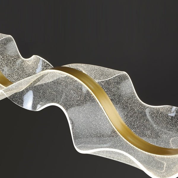 Lights of Scandinavia - Feng Shui - Modern LED Novelty Chandelier lighting Dining Room Kitchen Island Acrylic Long Hanging Lamp Restaurant Bar Lobby Deco Luminaires sleek and sophisticated design