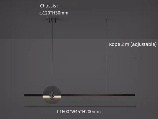 DISC chandelier showcasing Nordic Minimalism with exquisite copper lighting elements, blending contemporary design and energy-efficient LED technology for modern interiors.