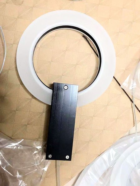 Lights of Scandinavia - Halo - Modern hanging stair LED chandelier. Perfect for creating a mood in any corner or in a stair. Aluminum/acrylic rings. Specifications Light Source LED Bulbs Base Type 2G11 Is Bulbs Included Dimmable Switch Type Power Source AC, 110-240V Lighting Area Coverage Installation Type Semiflush Mount Body Material Acrylic Warranty 2 years Certification CCC, CE, CQC, FCC, GS, LVD, PSE, ROHS, SAA, UL