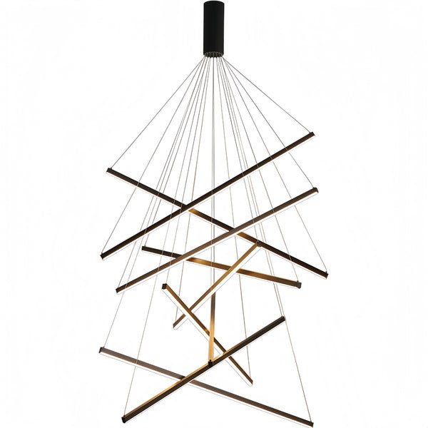 Tronix Modern Nordic LED Chandelier – sleek hanging light with iron, aluminum, and silicone body, energy-efficient LED chip, perfect for staircases, living rooms, dining areas, bedrooms, lobbies, and restaurants.